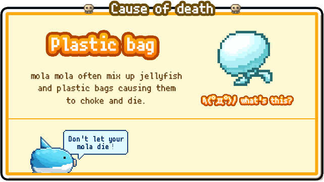 Cause of death: Plastic bag